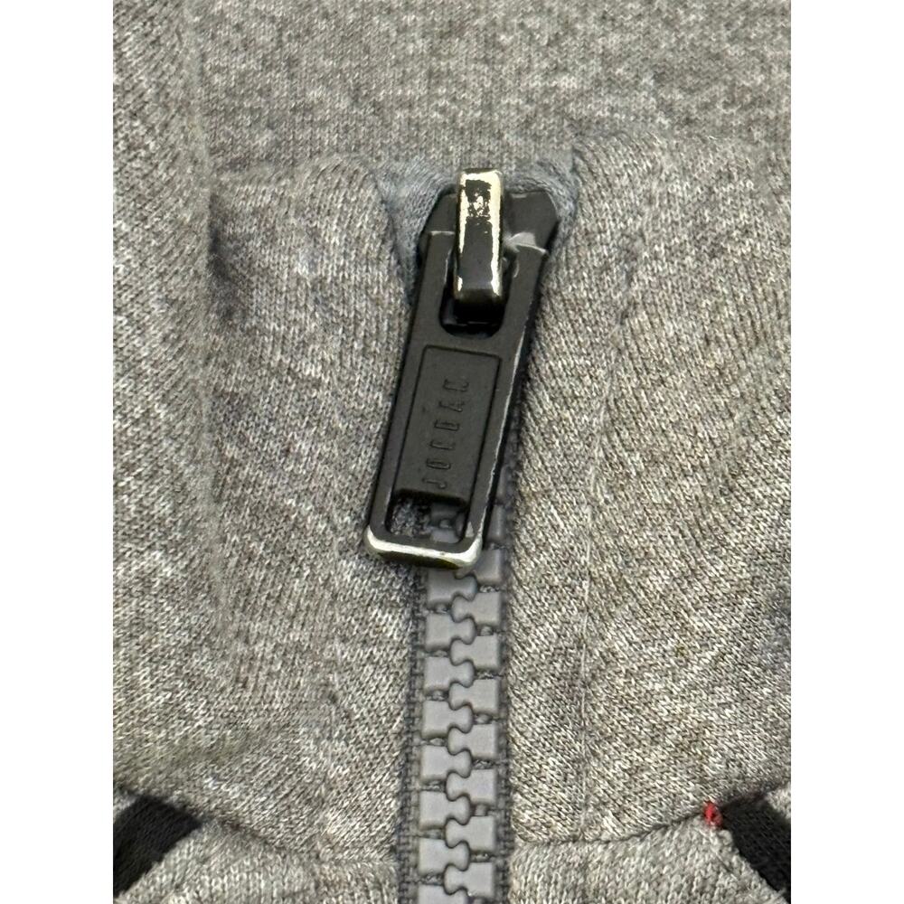 Nike Air Jordan Jumpman Boys Small Full-Zip Track Jacket Gray Black Piping Logo - Picture 9 of 12